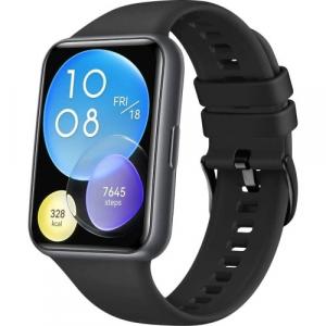 Silikonowy pasek Fixed Silicone Strap do Huawei Watch Fit 2, czarny