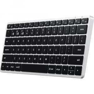 Aluminiowa klawiatura membranowa, Satechi Slim X1, Bluetooth 5.0 + USB-C, srebrna