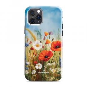 Etui ochronne do iPhone 11 Pro Max, Mobiwear Elite Pro, łąkowe kwiaty