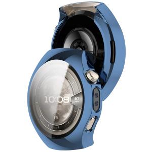 Etui z osłoną ekranu Bizon Case Watch Felipe do Huawei Watch 5 42mm, niebieskie