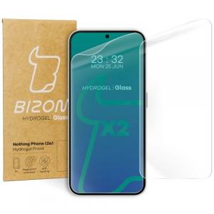 Folia hydrożelowa na ekran Bizon Glass Hydrogel Front do Nothing Phone (2a) / (2a) Plus, 2 sztuki