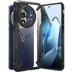 Etui Ringke Fusion X do OnePlus 13, przezroczyste z czarną ramką