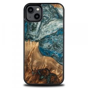 Drewniane etui Bewood do iPhone 14 Plus, Planets - Ziemia