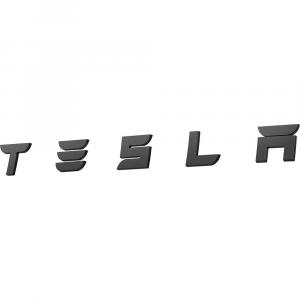 Osłona ochronna Spigen na emblemat/znaczek tylnej klapy bagażnika do Tesla Model 3 Highland 2024-25, czarna