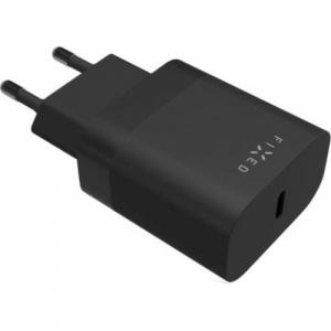 Ładowarka sieciowa Fixed PD Travel Charger, USB-C, 20 W, czarna