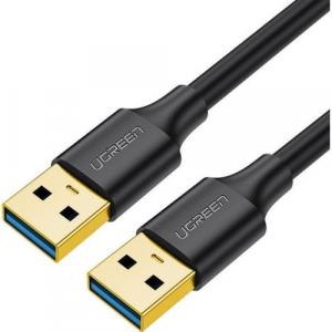 Kabel Ugreen USB-A 3.0 / USB-A 3.0 (typ A męski), 5 Gbps, 2 m, czarny