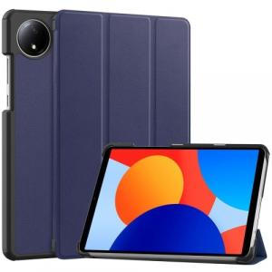 Etui z klapką Bizon Case Tab Croc do Xiaomi Redmi Pad SE 8.7, ciemnoniebieskie