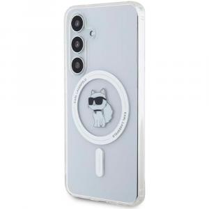 Etui Karl Lagerfeld HardCase IML Choupette MagSafe do Galaxy S24, przezroczyste