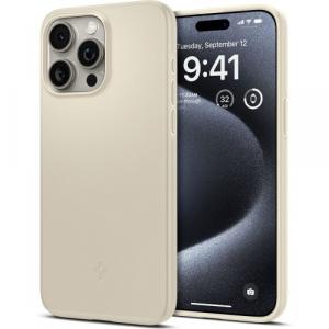 OUTLET: Etui Spigen Thin Fit do iPhone 15 Pro, beżowe