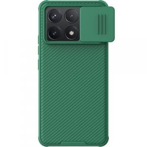 Etui Nillkin CamShield Pro do Xiaomi Poco F6 Pro / Redmi K70 / K70 Pro, ciemnozielone