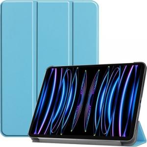 Etui Bizon Case Tab Croc do Apple iPad Pro 11 2022/2021/2020/2018, błękitne