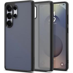 Etui Spigen Ultra Hybrid do Galaxy S25 Ultra, półprzezroczysto-czarne