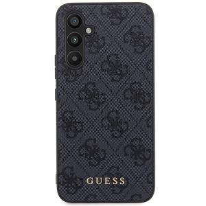 Etui Guess 4G Metal Gold Logo do Galaxy A54 5G, szare