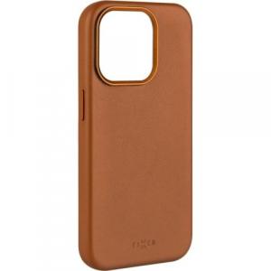 Etui Fixed MagLeather do iPhone 15 Pro Max, brązowe