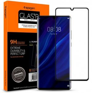 Szkło do etui Spigen Glas.tr Slim Huawei P30 Pro, czarne