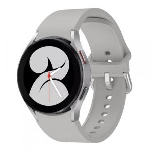 Pasek Bizon Strap Watch Silicone do Galaxy Watch 20 mm, jasnoszary