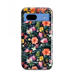 Etui ochronne do Google Pixel 8a, Mobiwear Elite Pro, kolorowo-kwieciste