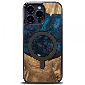 Drewniane etui do iPhone 16 Pro Max, Bewood Unique Planets Neptun do MagSafe
