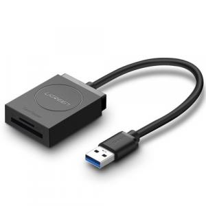 Czytnik kart SD i microSD USB UGREEN, czarny