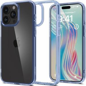 Etui Spigen Ultra Hybrid do iPhone 15 Pro, przezroczysto-niebieskie