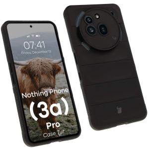 Pancerne etui Bizon Case Tur do Nothing Phone (3a) Pro, czarne