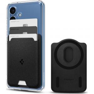 OUTLET: Portfel na karty Spigen Urban Fit Wallet do MagSafe do serii Galaxy S25, czarny