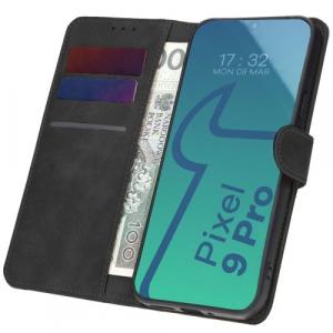 Etui z klapką Bizon Case Pocket do Google Pixel 9 Pro XL, czarne