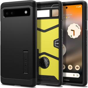 OUTLET: Etui Spigen Tough Armor Pixel 6A, czarne