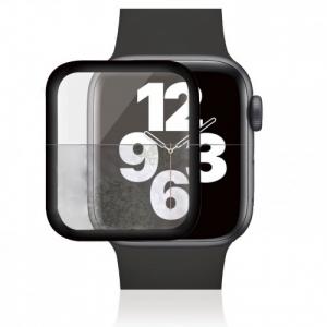 Szkło antybakteryjne Panzerglass Apple Watch SE/ SE 2022/ 6/ 5/ 4 40mm, czarna ramka