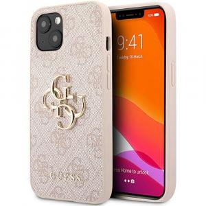 Etui Guess Hardcase 4G Big Metal Logo do iPhone 15 / 14 / 13, różowe