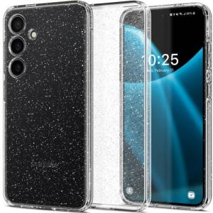 Etui Spigen Liquid Crystal Glitter do Galaxy S24, przezroczyste z brokatem