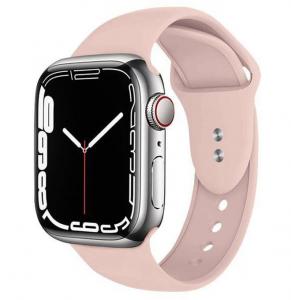 Pasek Crong Sport Liquid Band do Apple Watch 38/40/41/42 mm, jasnoróżowy