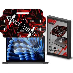 Szkło hybrydowe na ekran Grizz HybridGlass Easy do MacBook Air 15.3\