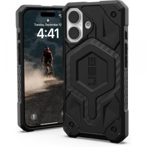 Etui pancerne Urban Armor Gear, UAG Monarch do iPhone 16, czarne karbonowe