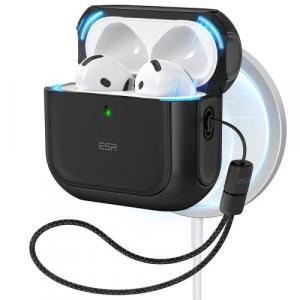 Etui ESR Orbit HaloLock MagSafe do AirPods 4, czarne