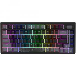 Klawiatura mechaniczna gamingowa, AQIRYS Adara Mini LE RGB, USB-C, czarna