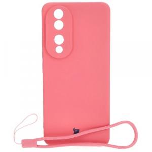 Etui Bizon Case Silicone Sq do Honor 90, brudny róż