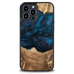 Drewniane etui do iPhone 13 Pro Max, Bewood Unique Planets Neptun