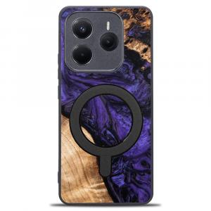 Drewniane etui do Xiaomi Redmi Note 14 5G, Bewood Unique Violet do MagSafe