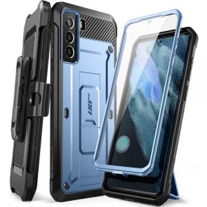 Etui Supcase UB Pro SP Galaxy S21 FE, niebieskie