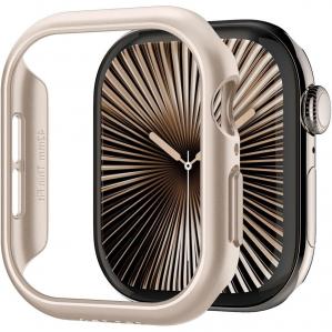 Etui Spigen Thin Fit do Apple Watch 10 42 mm, beżowe