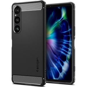 OUTLET: Etui Spigen Rugged Armor do Xperia 1 VI, czarne