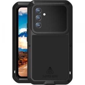 Etui pancerne + szkło LOVE MEI Powerful do Galaxy A34 5G, czarne