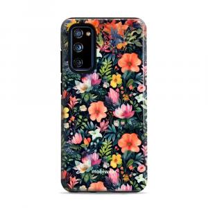 Etui ochronne do Galaxy S20 FE, Mobiwear Elite Pro, kolorowo-kwieciste