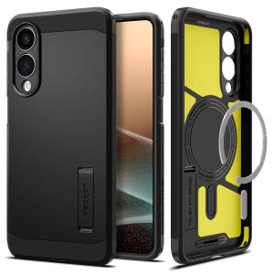 Etui Spigen Tough Armor Mag do MagSafe do Galaxy S25 Edge, czarne