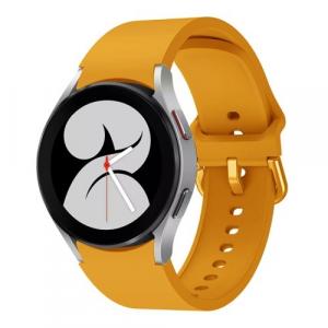 Pasek Bizon Strap Watch Silicone do Galaxy Watch 20 mm, marchewkowy