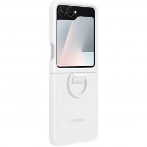 Etui Samsung Silicone Case Ring do Galaxy Z Flip7 FE, białe