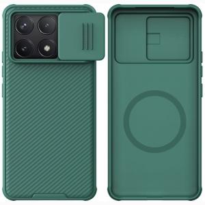 Etui Nillkin CamShield Pro Magnetic do Xiaomi Poco F6 Pro / Redmi K70 / K70 Pro, zielone