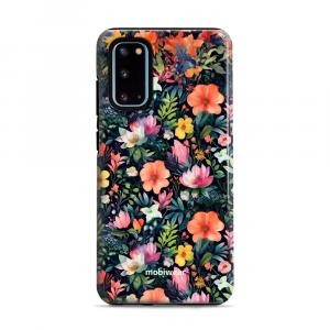 Etui ochronne do Galaxy S20, Mobiwear Elite Pro, kolorowo-kwieciste
