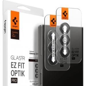 OUTLET: Szkło na aparat Spigen Glas.tR EZ Fit Optik Pro 2-Pack do Galaxy Z Fold6, czarne